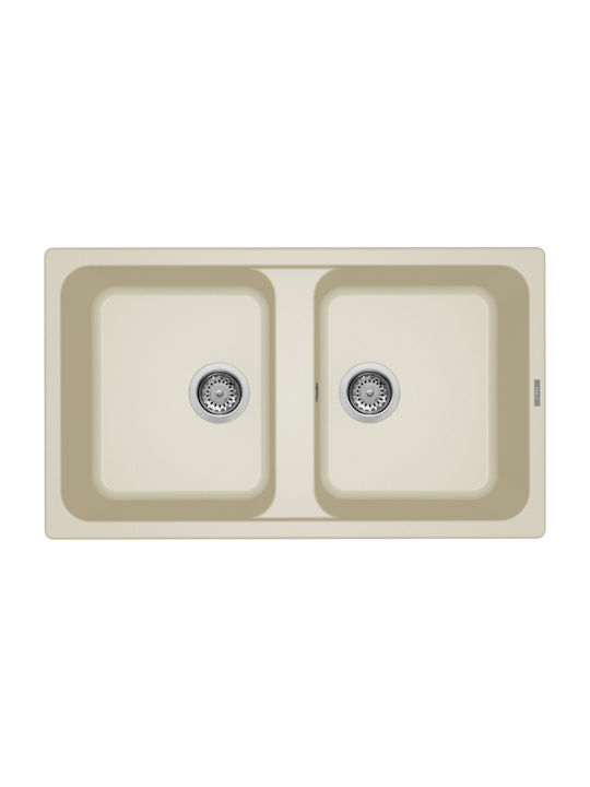 Elleci Life 450 Ένθετος Νεροχύτης από Συνθετικό...
