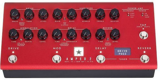 Blackstar Dept 10 Amped Πετάλι Preamp Modulation / Delay / Reverb / Booster / Fuzz / Chorus / Flanger / Tremolo / Phaser Ηλεκτρικής Κιθάρας και Ηλεκτρικού Μπάσου