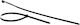 Elektro Plast Plastic Cable Ties 380mm x 7.5mm in Black Colour (50 pcs)