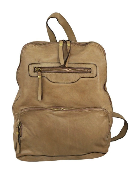 Mybag Leather Women's Bag Backpack Brown