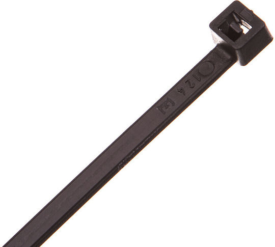 EM Group Plastic Cable Ties 370mm x 3.5mm in Black Colour (100 pcs) BMN3736Q