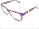 Rebecca Blu Damen Acetat Brillengestell RB7601 RN08