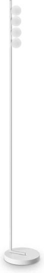 Ideal Lux Lampa de podea LED Î155xL22cm. cu Lumină Alb Cald 1000lm Alb
