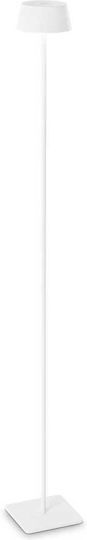 Ideal Lux Pt LED Floor Lamp H115xW14cm. with Warm White Light 230lm White