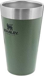 Stanley Стъкло Термос Неръждаема стомана Без BPA Зелен 470мл