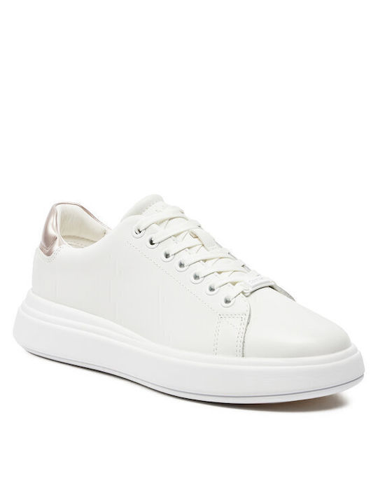 Calvin Klein Cupsole Γυναικεία Sneakers White / Crystal Gray