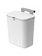 Home Use Waste Bin Waste Plastic for Cabinet White 9lt 1pcs