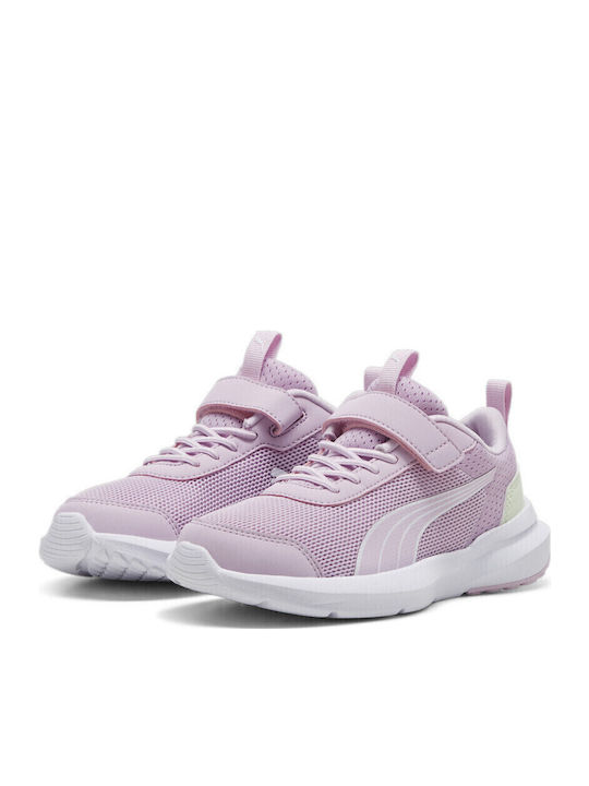 AC+ PS Kinder Sneakers mit Klettverschluss Rosa