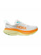 Hoka Bondi 8 Bărbați Pantofi sport Alergare White / Orange