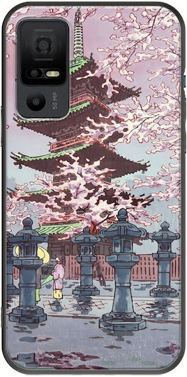 Blossom Back Cover Silicone Multicolour (TCL 40 NXTPAPER 5G)