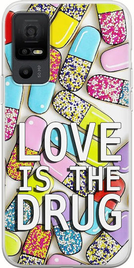 Drug Back Cover Silicone Multicolour (TCL 40 NXTPAPER 5G)