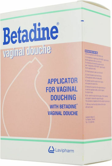 Lavipharm Betadine Vaginal Douche για Καθαρισμό της Ευαίσθητης Περιοχής με Χαμομήλι