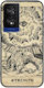 Tarot Cards Strength Back Cover Silicon Multicolor (TCL 40 NXTPAPER 4G - TCL 40 NXTPAPER)
