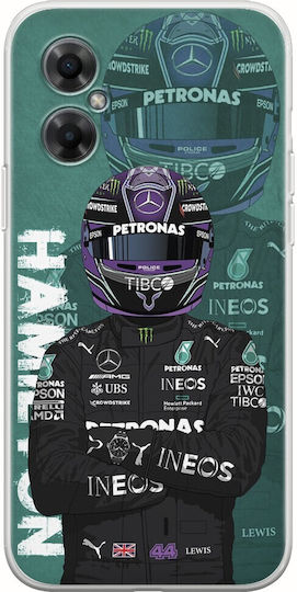 Formula 1 - Lewis Hamilton Задна корица Силикон Многоцветен (Poco M4 5G)