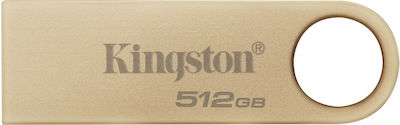 Kingston Se9 G3 512ГБ USB 3.2 Стик Златен