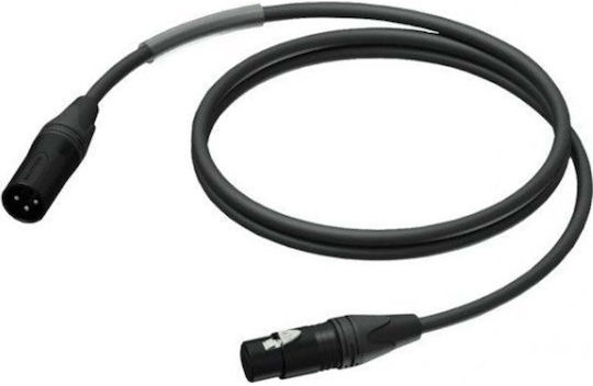 Procab XLR-Kabel Männlich - XLR-Buchse Schwarz 3m 1KPPR096