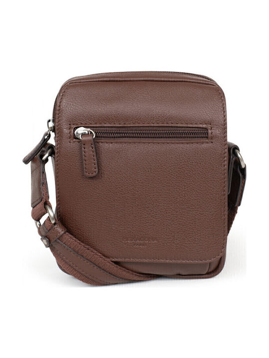 Leather Men's Bag Shoulder / Crossbody Brown