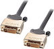 Lindy 0.5m DVI-D male to DVI-D male Cable Black (37140)