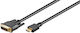 Microconnect Kabel DVI-D-Stecker - HDMI-Stecker 3m Schwarz (HDM192413)