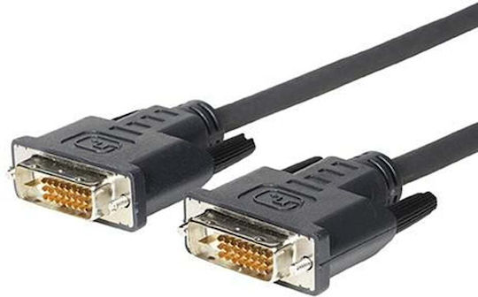 Vivolink Kabel DVI-D-Stecker - DVI-D-Stecker 0.5m Schwarz (PRODVIS0.5)