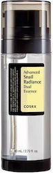 Cosrx Advanced Snail Radiance Dual Essence Feuchtigkeitsspendend & Aufhellend Creme Gesicht mit Schneckensekret 80ml