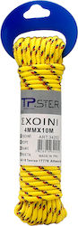 Tpster Σχοινί Плетено 4мм 10м