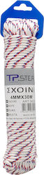 Tpster Σnur Tricotat 4mm 30m White