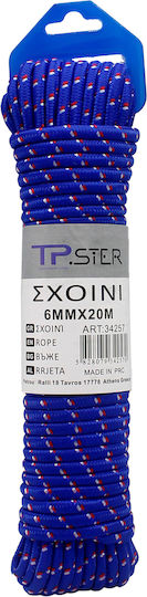 Tpster Σnur Tricotat 6mm 20m Blue