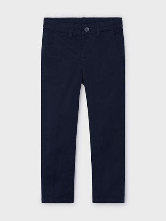 Mayoral Kinder Hose Chino Stoff Dunkelblau