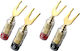 Oehlbach Stecker Spaten 4Stück Gold (D1C3023)