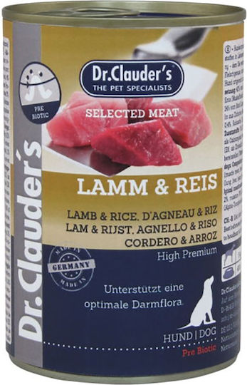 Dr.Clauder's Υγρή Τροφή Σκύλων σε Κονσέρβα με Αρνί 400gr