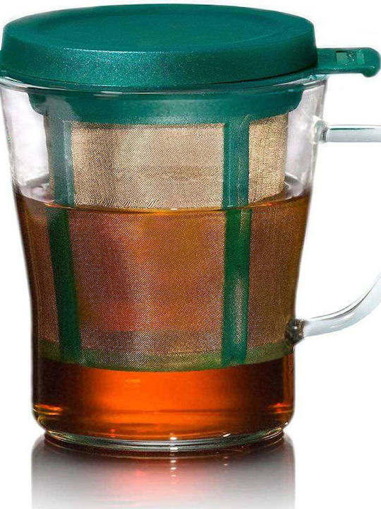Finum Teapot with Filter Glass Green 200ml