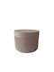 Stool For Living Room made of Polypropylene Beige 34x34x24.5cm
