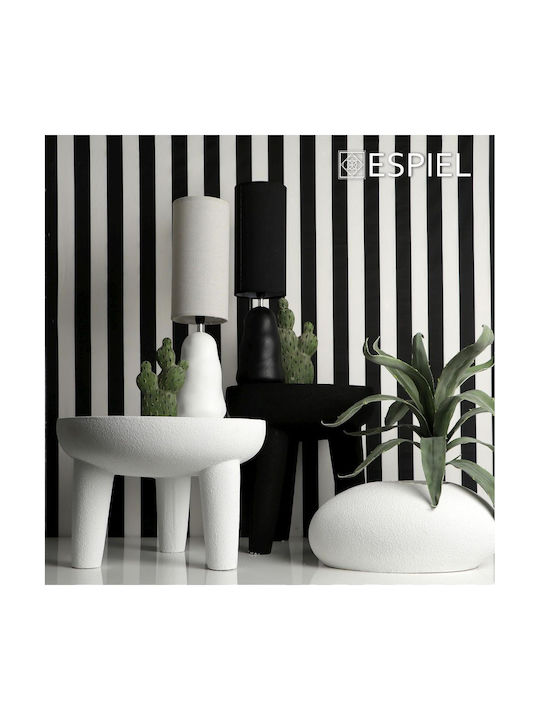 Stool For Living Room made of Polypropylene White 51x51x35.5cm