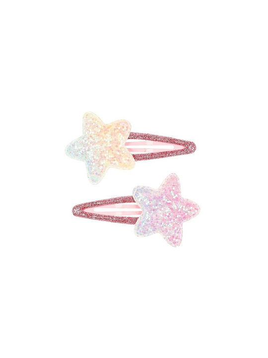 Souza For Kids Kids Hair Clips Set with Hair Clip Star in Pink Color 2pcs