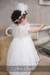 Stova Bambini Pink Tulle Baptism Dress