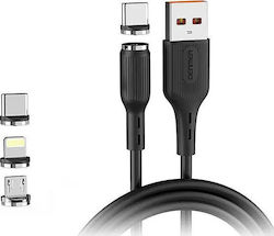 Denmen USB to Lightning / Type-C / micro USB Cable 1m 29367