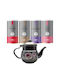 Ceainic Aluminiu Negru 1100ml