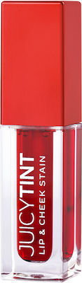 Golden Rose Juicy Tint Lip & Cheek Stain Liquid Lipstick Red