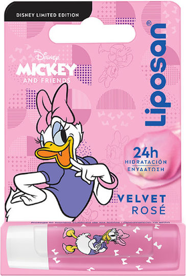 Liposan Disney Lip Balm For Kids Velvet Rose Mickey & Friends 4.8gr