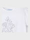 Kids' T-shirt White Flower