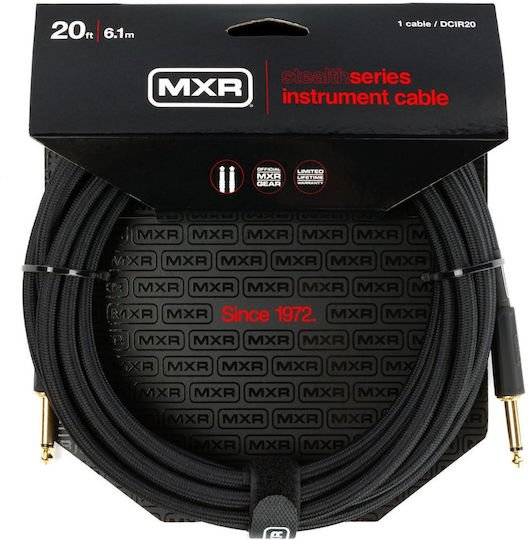 MXR Dcir20 Stealth Cable 6.3mm male - 6.3mm male 6.1m
