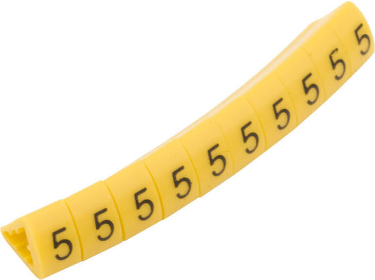 Ergom Pack of 100pcs Yellow Plastic Cable Ties E04ZP-01020400600