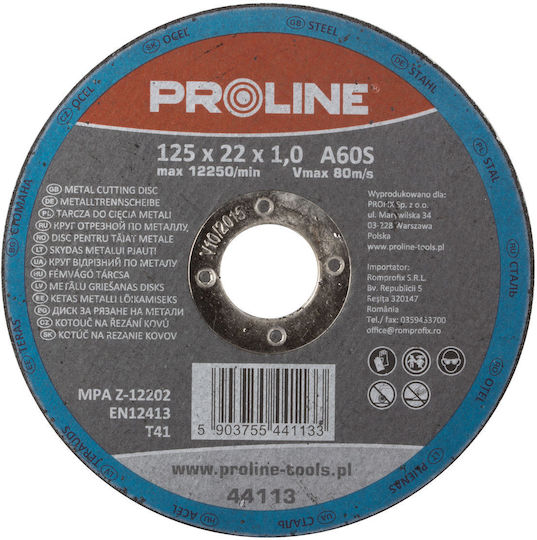 Proline Schneidscheibe Metall 125mm