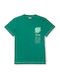 Twitch Men's Short Sleeve Blouse Green