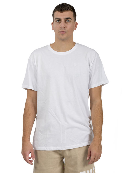 Energy Men's Athletic Short Sleeve Blouse White