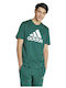 Adidas Single Jersey Big T-shirt Bărbătesc cu Mânecă Scurtă Verde