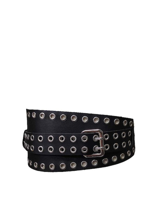 Wide Women's Belt Black