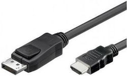 Techly Kabel DisplayPort-Stecker - HDMI-Stecker 2m Schwarz (ICOC-DSP-H12-020)