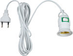 ForHome Ντουί Ρεύματος με Υποδοχή E27 σε Λευκό χρώμα GB-701022